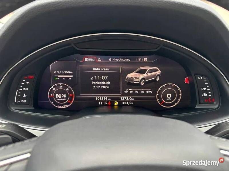 Czarny Używany 2019 Audi Q7 SUV | 185 000 zł (Uczciwa cena) - Obraz 1/4