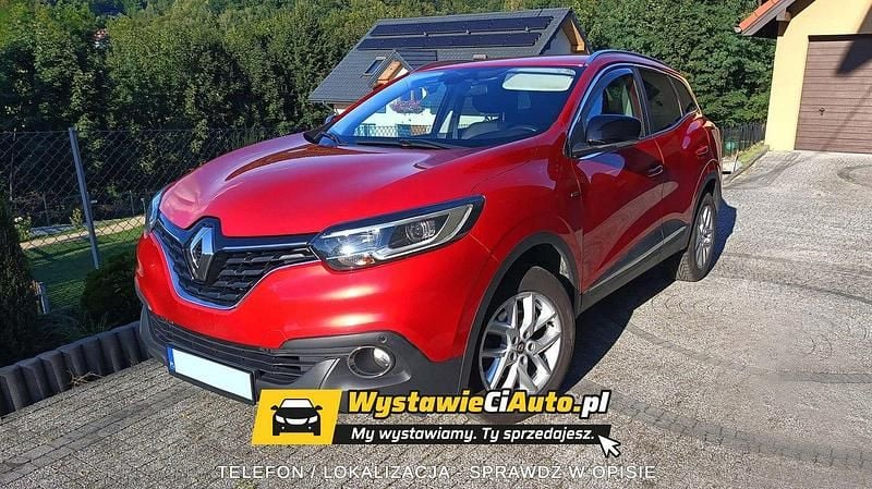 Czerwony (metalik) Używany 2018 Renault Kadjar SUV | 53 900 zł (Uczciwa cena) - Obraz 1/4