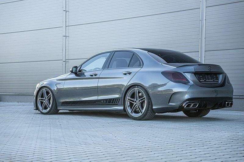 Używany Mercedes C63S AMG AMG 476 KM (350 kW) 2019 Szary Sedan/Limuzyna