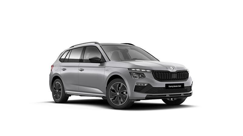 Srebrny brillant metalizowany Nowe 2025 Skoda Kamiq Monte Carlo SUV | 137 450 zł (Uczciwa cena) - Obraz 1/4