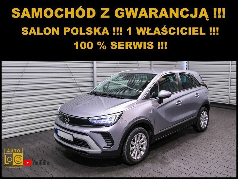 Szary (metalik) Używany 2021 Opel Crossland SUV | 58 888 zł (Uczciwa cena) - Obraz 1/4
