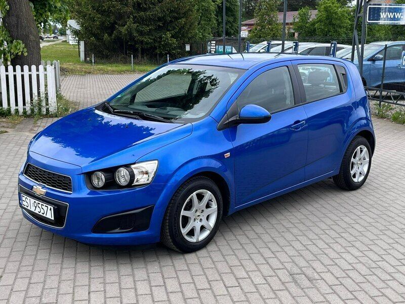 Niebieski Używany 2012 Chevrolet Aveo Hatchback | 19 900 zł (Uczciwa cena) - Obraz 1/4