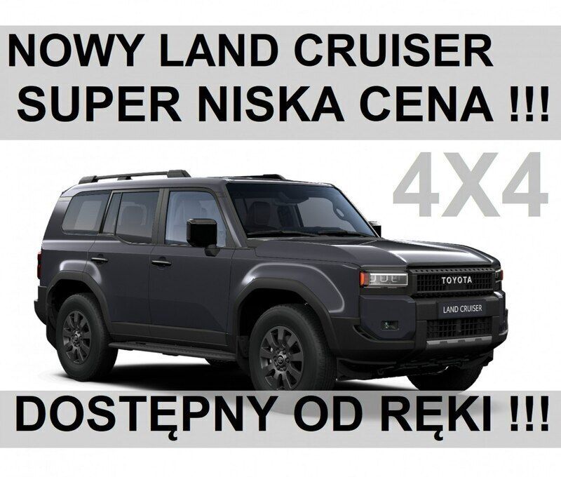 Szary Nowe 2024 Toyota Land Cruiser SUV | 350 700 zł - Obraz 1/3