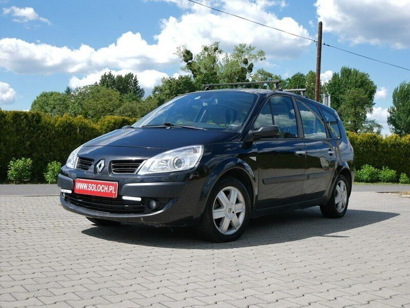 Czarny Używany 2008 Renault Grand Scénic II Minivan | 8900 zł - Obraz 1/4