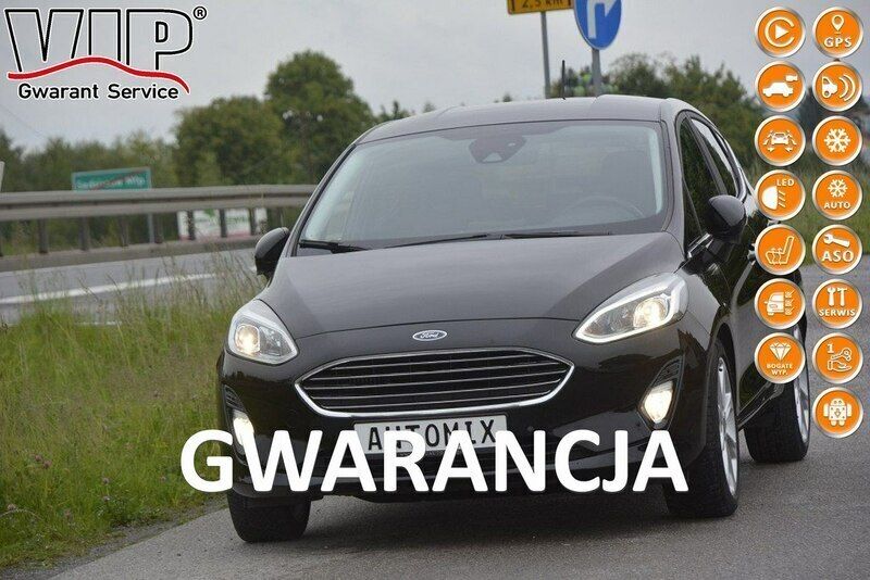 Czarny Używany 2018 Ford Fiesta Hatchback | 42 300 zł (Dość drogi) - Obraz 1/4