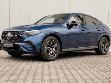 Niebieski Używany 2023 Mercedes GLC300 AMG Coupe | 349 900 zł - Obraz 1/4