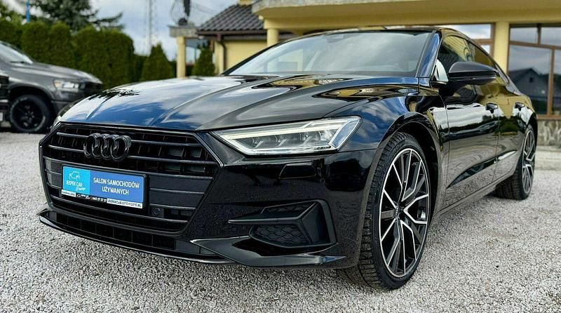 Czarny Używany 2021 Audi A7 Hatchback | 139 900 zł (Super Cena) - Obraz 1/4