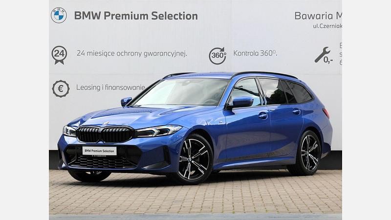 Niebieski portimao m metalizowany Używany 2024 BMW 320 Comfort Edition Kombi | 209 900 zł - Obraz 1/3