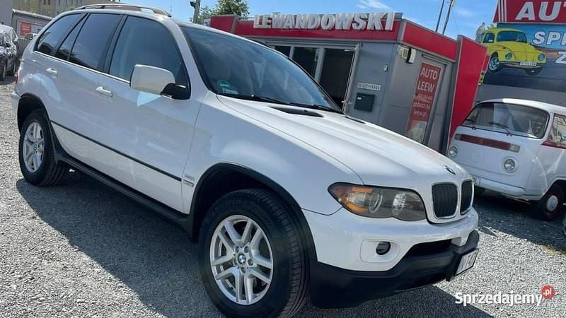 Biały Używany 2006 BMW X5 SUV | 36 900 zł - Obraz 1/4