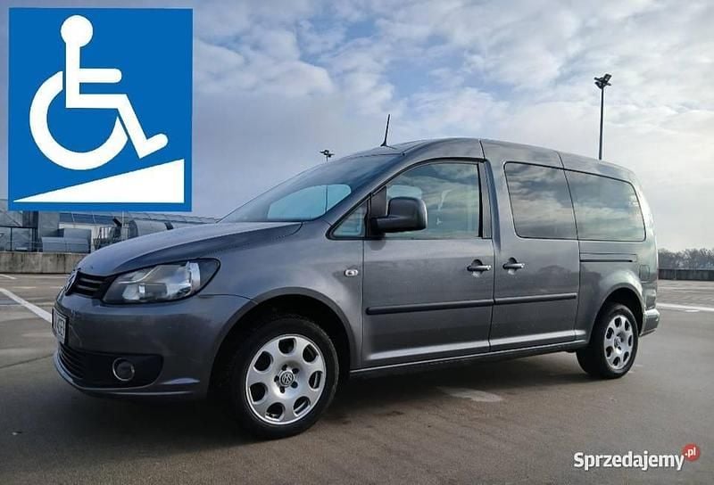 Szary Używany 2012 VW Caddy Maxi Minivan | 36 000 zł (Super Cena) - Obraz 1/4