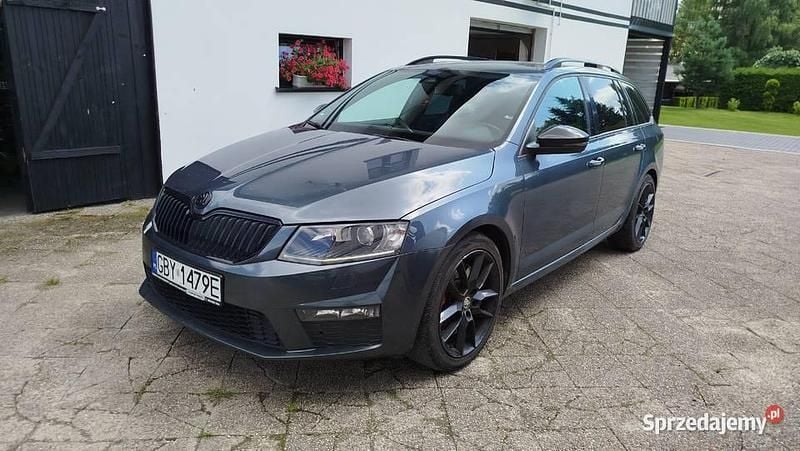 Szary Używany 2014 Skoda Octavia vRS Kombi | 46 900 zł (Dość drogi) - Obraz 1/4