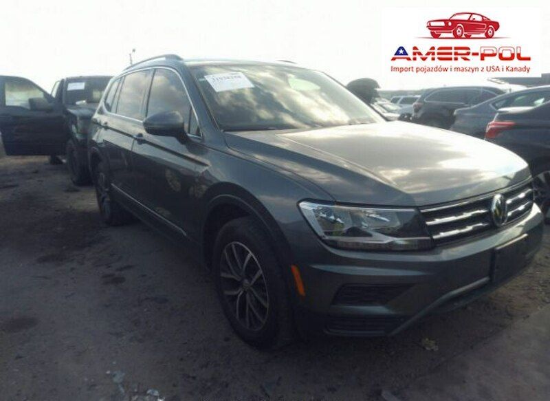 Szary Używany 2020 VW Tiguan SE SUV | 89 000 zł - Obraz 1/4