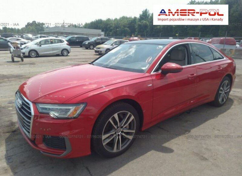 Czerwony Używany 2019 Audi A6 Premium Plus Sedan/Limuzyna | 162 000 zł - Obraz 1/4