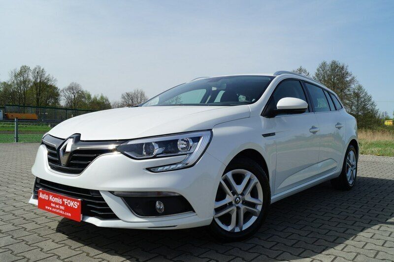 Biały (metalik) Używany 2017 Renault Mégane GrandTour Kombi | 49 900 zł (Dość drogi) - Obraz 1/4