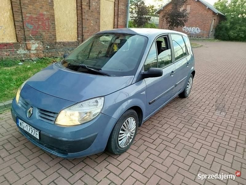 Niebieski Używany 2005 Renault Scénic II Minivan | 3699 zł (Uczciwa cena) - Obraz 1/4