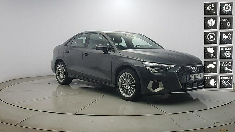 Szary Używany 2023 Audi A3 Advanced Sedan/Limuzyna | 114 850 zł (Dość drogi) - Obraz 1/4
