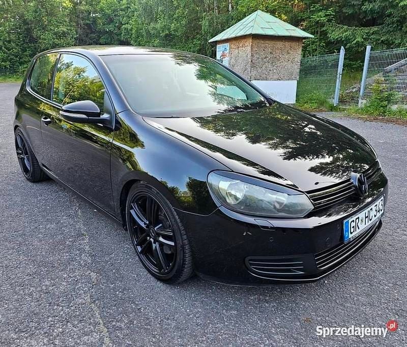 Czarny Używany 2009 VW Golf VI Hatchback | 14 900 zł (Uczciwa cena) - Obraz 1/4
