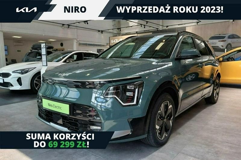 Zielony (metalik) Używany 2023 Kia e-Niro SUV | 159 900 zł - Obraz 1/4