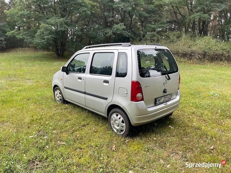 Srebrny Używany 2002 Opel Agila Minivan | 4800 zł - Obraz 1/4
