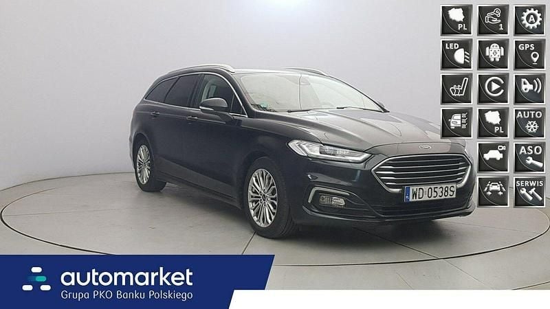 Czarny Używany 2021 Ford Mondeo Titanium Kombi | 64 800 zł (Uczciwa cena) - Obraz 1/4
