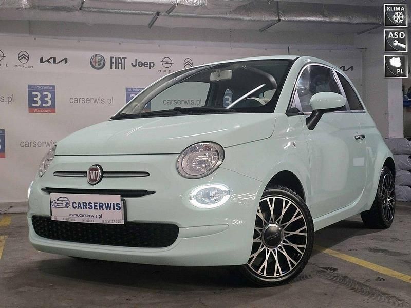 Zielony Używany 2018 Fiat 500 Hatchback | 38 900 zł (Uczciwa cena) - Obraz 1/4