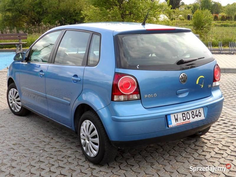 Używany VW Polo United 80 KM (58 kW) 2008 Niebieski Hatchback