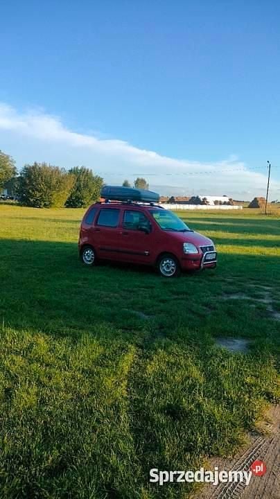 Czerwony Używany 2001 Suzuki Wagon R Minivan | 4300 zł - Obraz 1/4