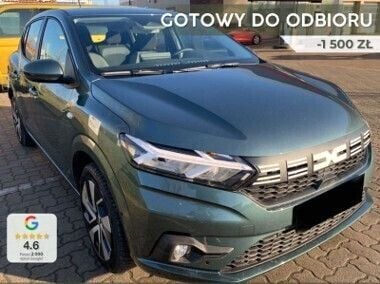 Zielony Nowe 2025 Dacia Sandero Expression Hatchback | 69 720 zł (Dobra cena) - Obraz 1/4