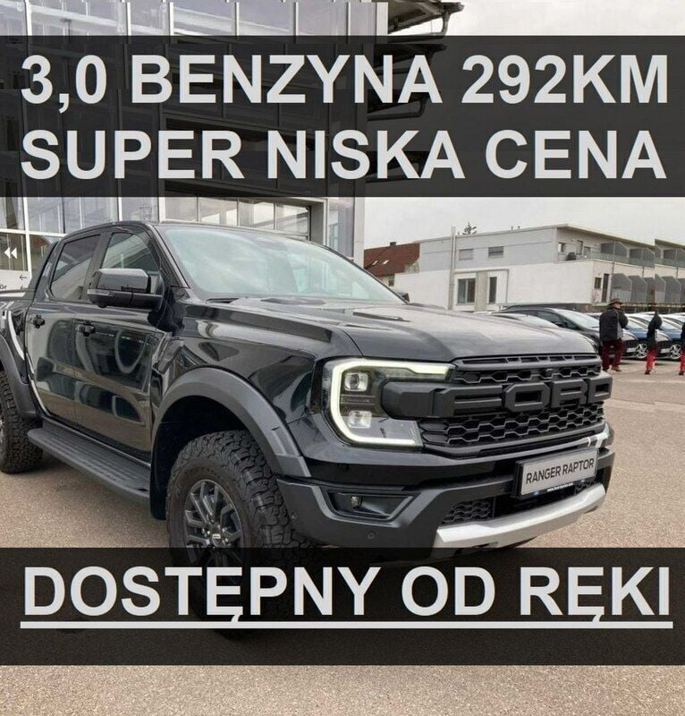 Czarny Używany 2024 Ford Ranger Raptor Pickup | 356 700 zł (Uczciwa cena) - Obraz 1/1