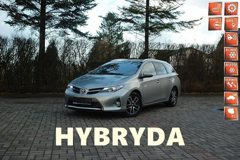 Szary (metalik) Używany 2015 Toyota Auris Hybrid Kombi | 49 500 zł (Uczciwa cena) - Obraz 1/4