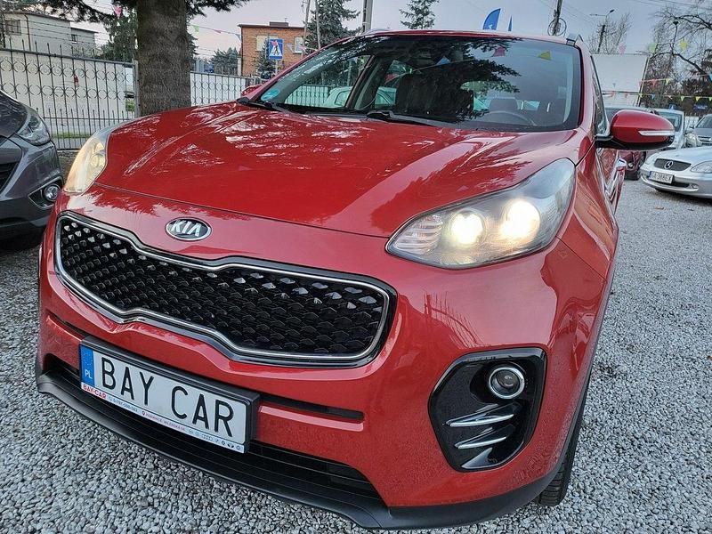 Używany Kia Sportage 132 KM (97 kW) 2017 Bordowy SUV