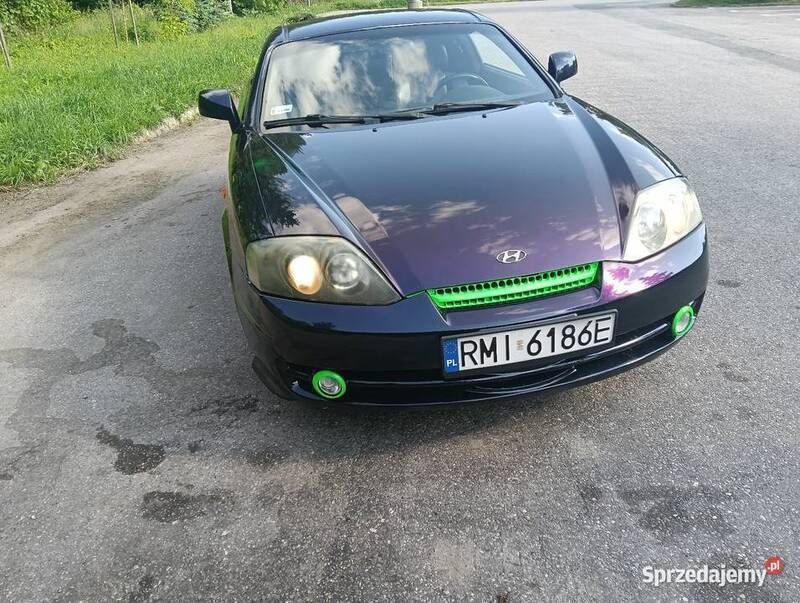Granatowy Używany 2004 Hyundai Coupé Coupe | 6900 zł - Obraz 1/4