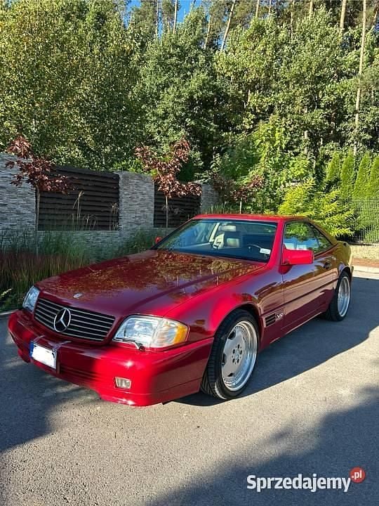 Używany Mercedes SL600 1994 Czerwony Kabriolet