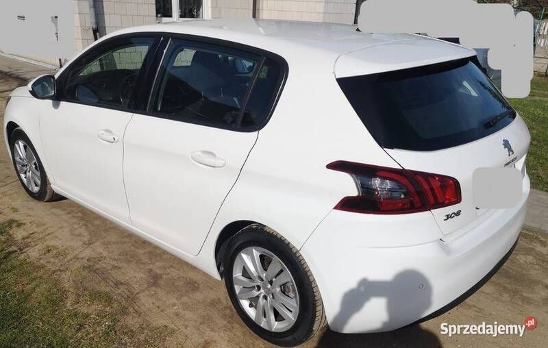 Biały Używany 2019 Peugeot 308 Hatchback | 46 000 zł (Drogi) - Obraz 1/4