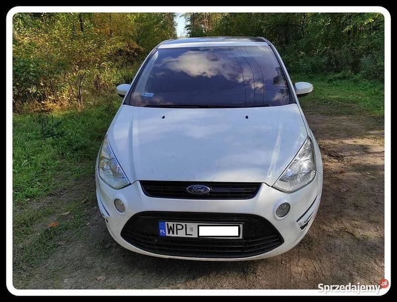 Biały Używany 2014 Ford S-MAX S Minivan | 25 900 zł (Super Cena) - Obraz 1/4