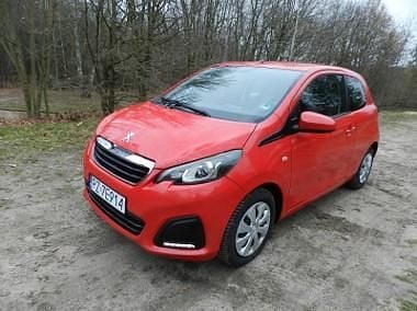 Czerwony Używany 2018 Peugeot 108 Hatchback | 25 000 zł (Uczciwa cena) - Obraz 1/4