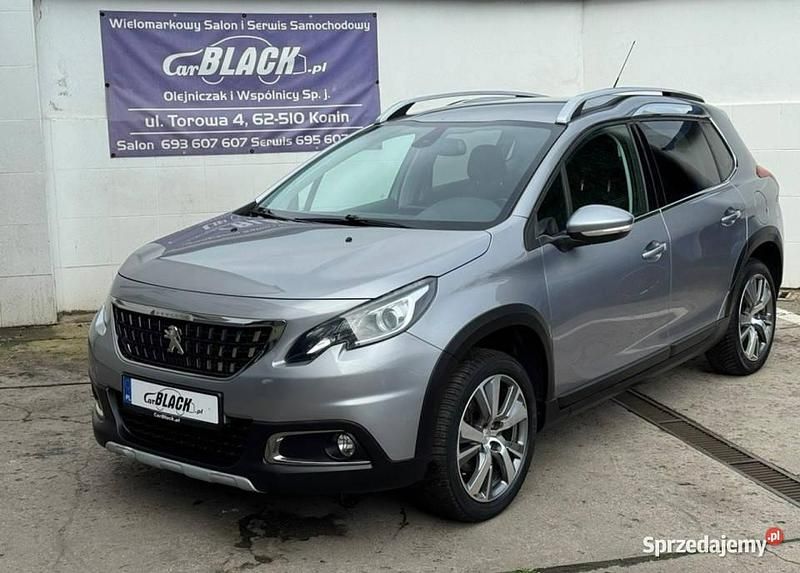 Szary Używany 2018 Peugeot 2008 SUV | 39 890 zł (Uczciwa cena) - Obraz 1/4