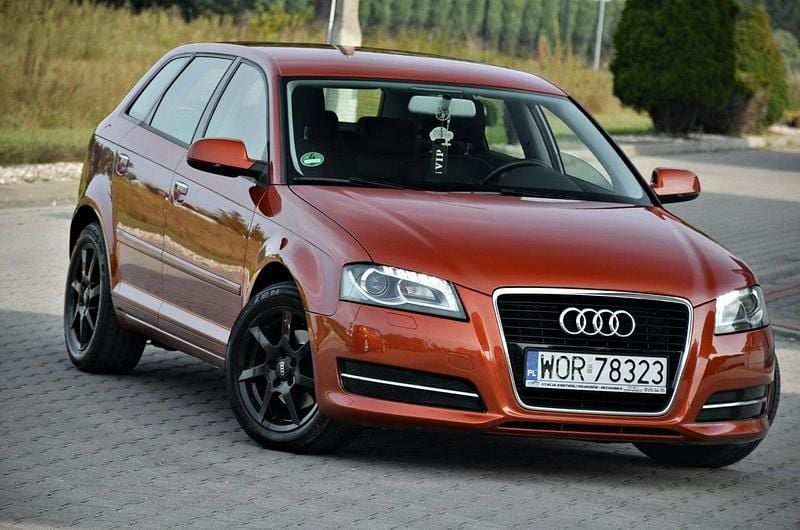 Czerwony (metalik, perła) Używany 2011 Audi A3 Hatchback | 29 900 zł (Dość drogi) - Obraz 1/4