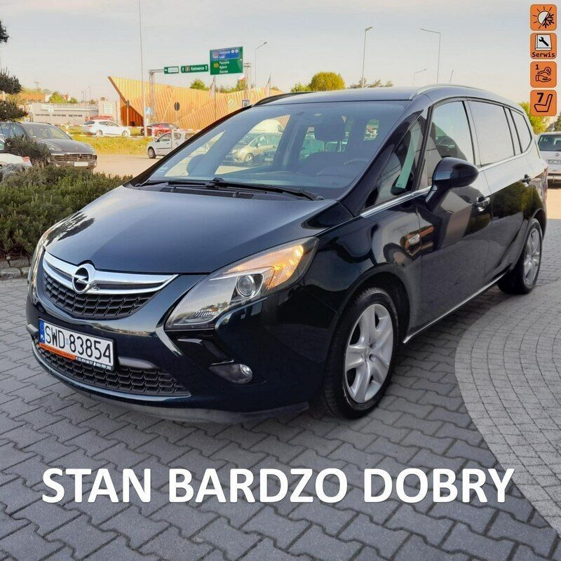 Niebieski Używany 2016 Opel Zafira Minivan | 35 900 zł (Uczciwa cena) - Obraz 1/4