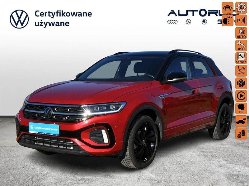 Czerwony Używany 2024 VW T-Roc R-line SUV | 129 900 zł (Uczciwa cena) - Obraz 1/4