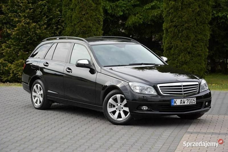 Czarny Używany 2008 Mercedes C180 Kombi | 24 900 zł (Uczciwa cena) - Obraz 1/4