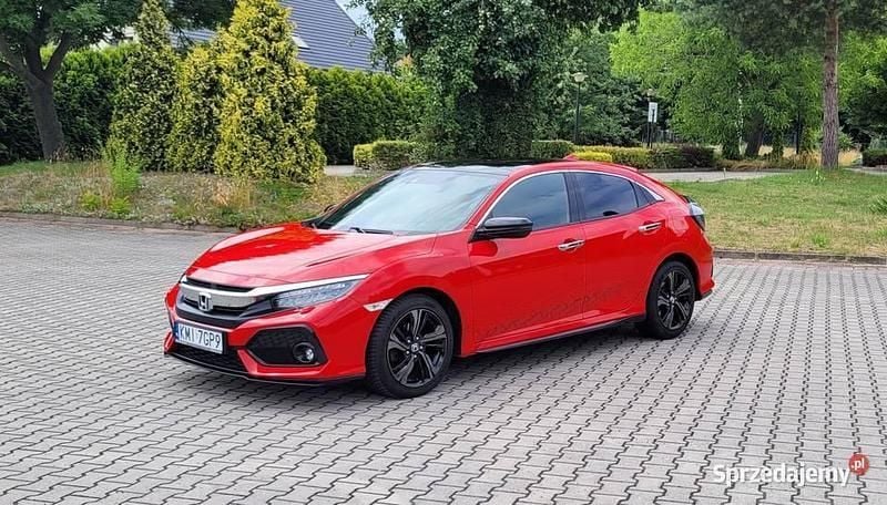 Czerwony Używany 2017 Honda Civic Prestige Hatchback | 71 000 zł (Uczciwa cena) - Obraz 1/4