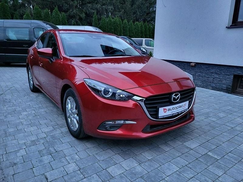 Używany Mazda 3 105 KM (77 kW) 2018 Czerwony Sedan/Limuzyna