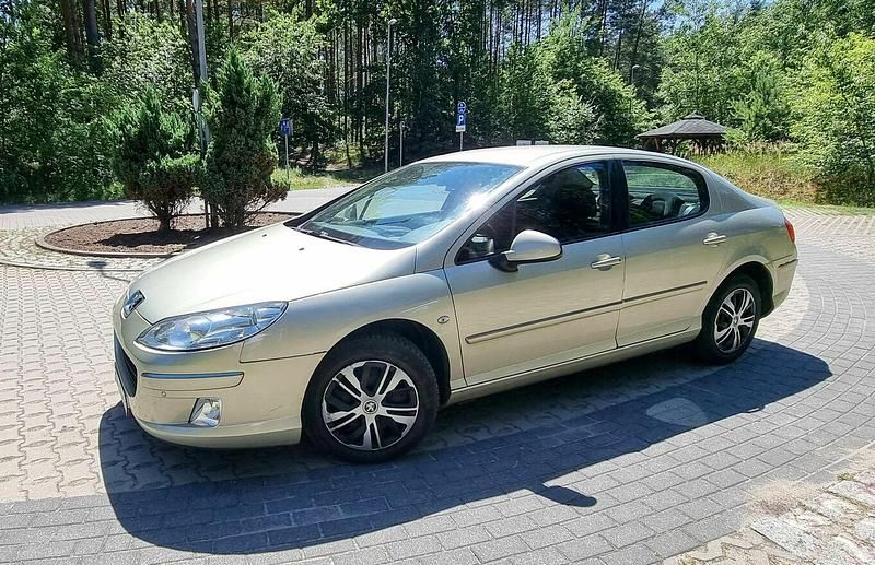 Żółtozłoty Używany 2010 Peugeot 407 Sedan/Limuzyna | 12 500 zł (Dość drogi) - Obraz 1/4