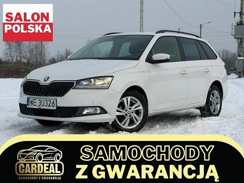 Biały (metalik) Używany 2021 Skoda Fabia Kombi | 21 100 zł (Super Cena) - Obraz 1/4