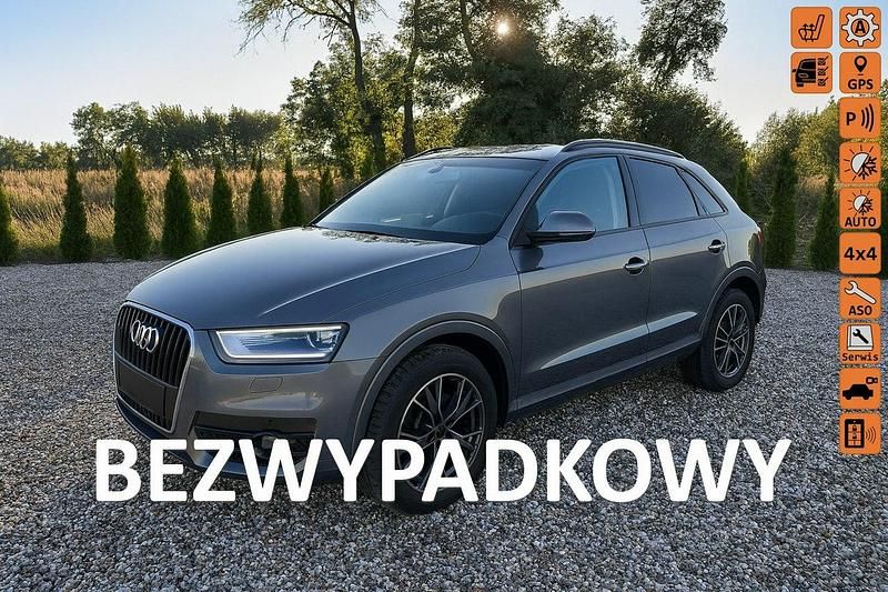 Szary Używany 2014 Audi Q3 SUV | 59 900 zł (Uczciwa cena) - Obraz 1/4