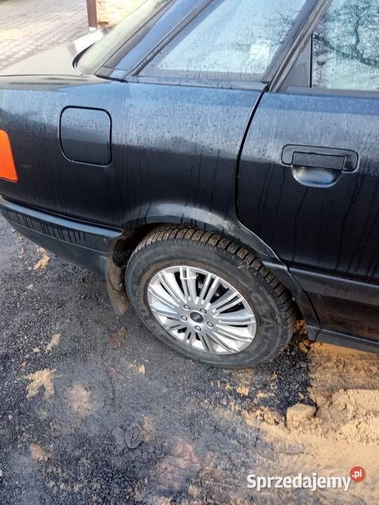 Czarny Używany 1991 Audi 80 Sedan/Limuzyna | 3000 zł - Obraz 1/4