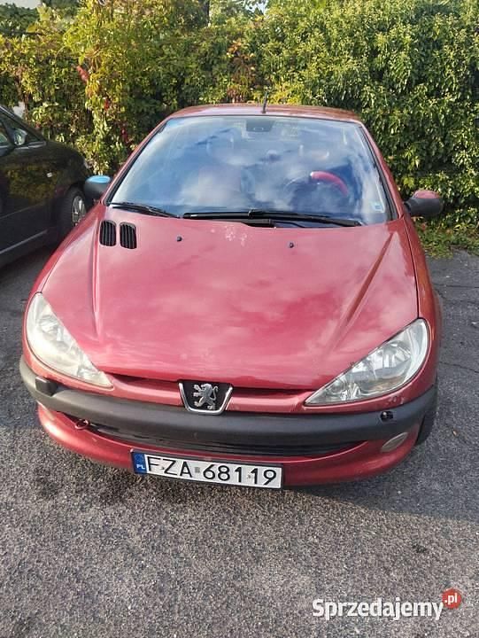 Używany Peugeot 206 CC 2002 Bordowy Kabriolet