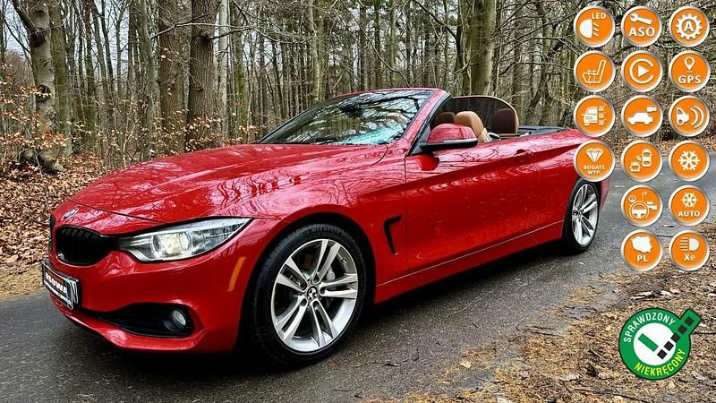 Czerwony Używany 2017 BMW 440 Sport Line Kabriolet | 134 997 zł - Obraz 1/4
