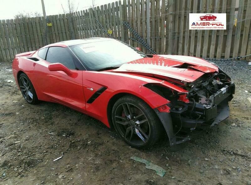 Czerwony Używany 2014 Chevrolet Corvette Stingray Coupe | 128 000 zł - Obraz 1/4